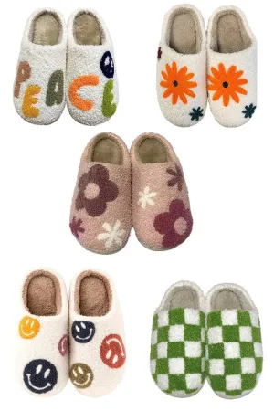 ☁️ Cozy Indoor Novelty Slippers