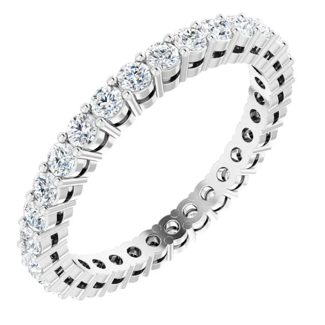 0.93 ct. Shared Prong Round Diamond Eternity Band