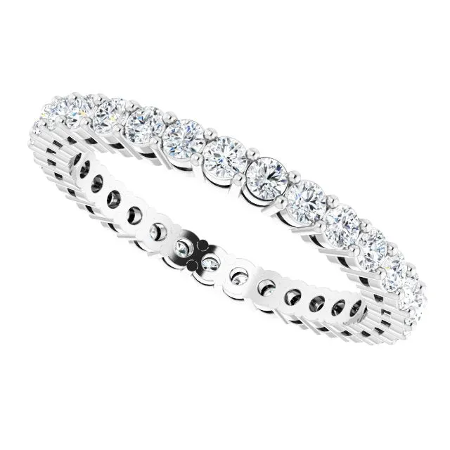0.93 ct. Shared Prong Round Diamond Eternity Band