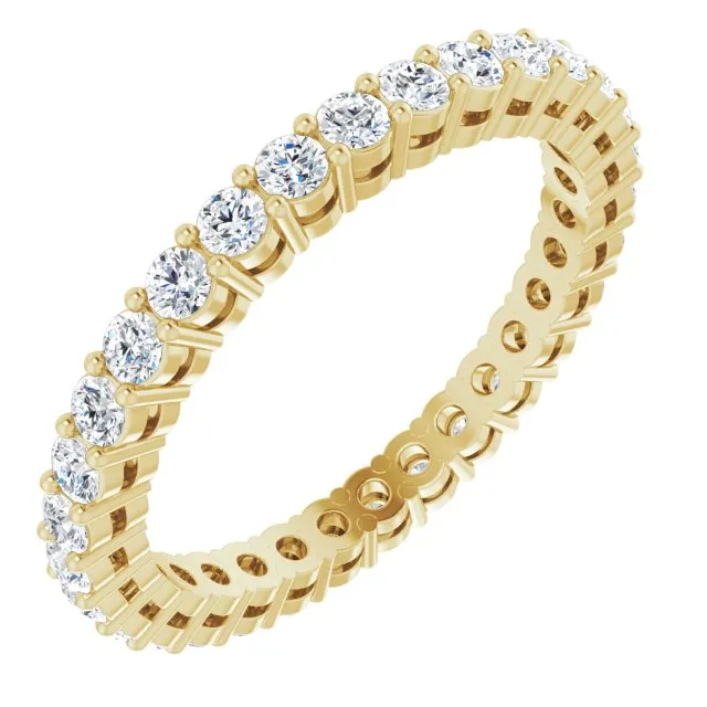 0.93 ct. Shared Prong Round Diamond Eternity Band