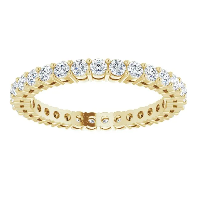 0.93 ct. Shared Prong Round Diamond Eternity Band