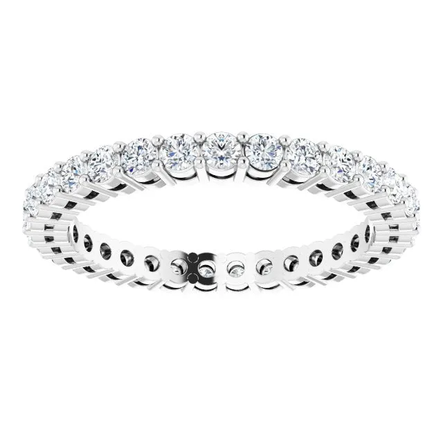 0.93 ct. Shared Prong Round Diamond Eternity Band