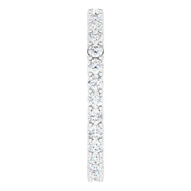 0.93 ct. Shared Prong Round Diamond Eternity Band