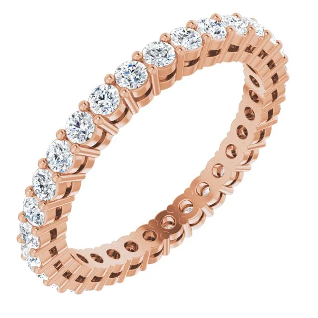 0.93 ct. Shared Prong Round Diamond Eternity Band