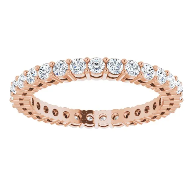 0.93 ct. Shared Prong Round Diamond Eternity Band