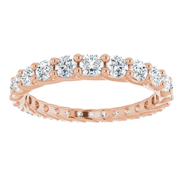 1.35 ct. Round Diamond Eternity Band Graduating Diamond Ring