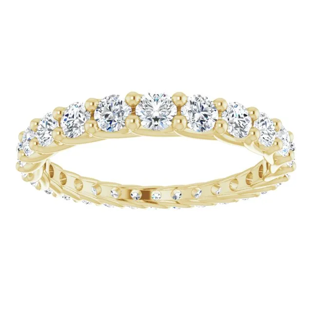 1.35 ct. Round Diamond Eternity Band Graduating Diamond Ring