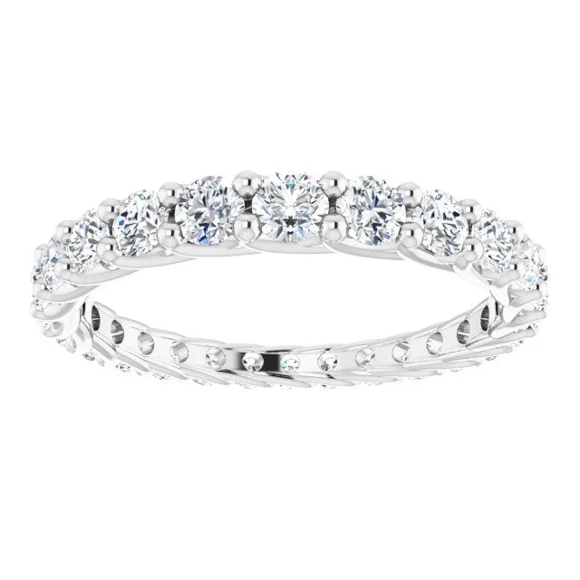 1.35 ct. Round Diamond Eternity Band Graduating Diamond Ring