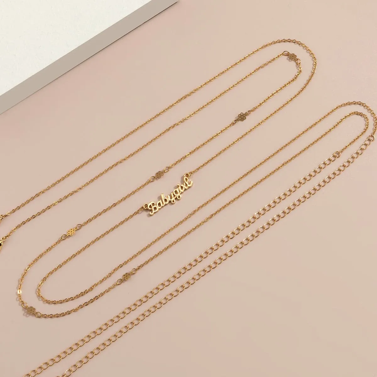 18K Gold Plated 'Babygive' Waist Chain Set