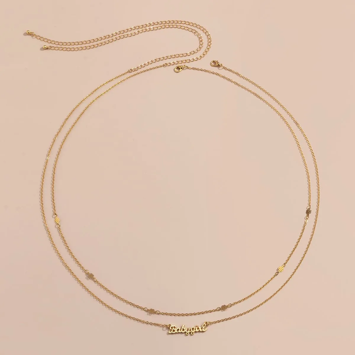 18K Gold Plated 'Babygive' Waist Chain Set