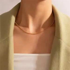 18K Gold-Plated Chain Necklace