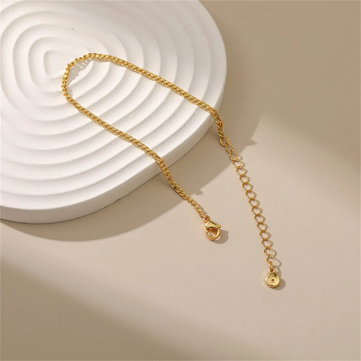 18K Gold-Plated Curb Chain Bracelet