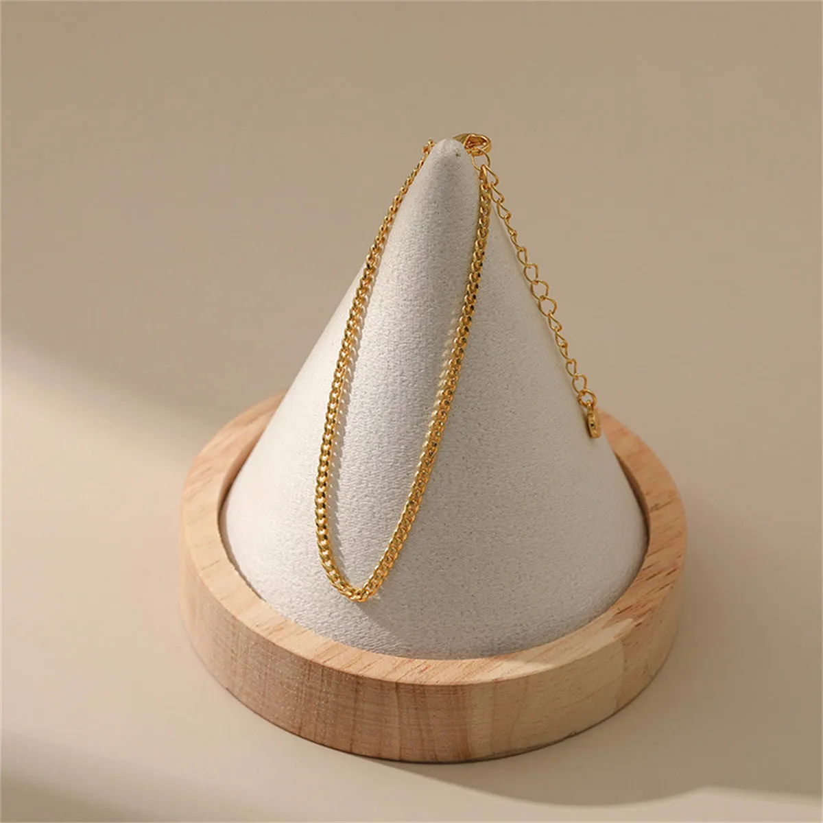 18K Gold-Plated Curb Chain Bracelet