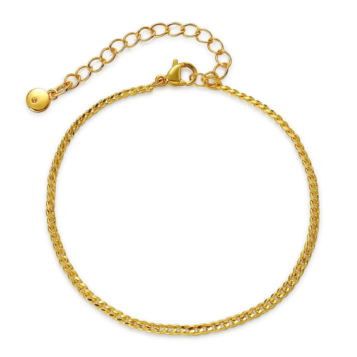 18K Gold-Plated Curb Chain Bracelet