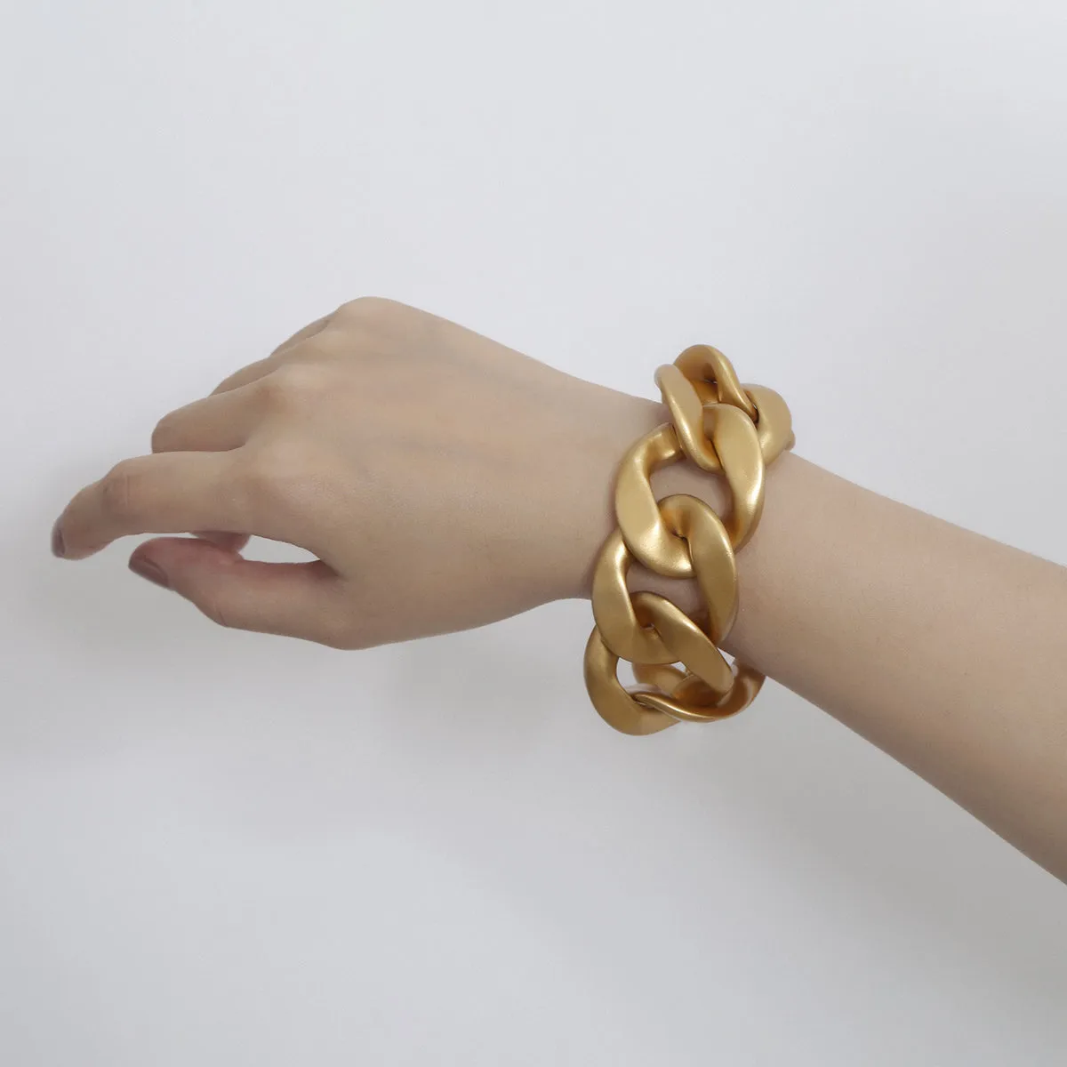 18K Gold-Plated Figaro Bracelet