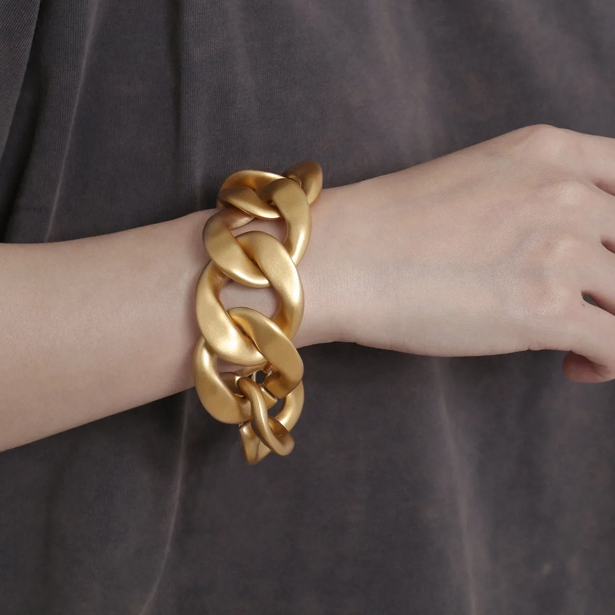 18K Gold-Plated Figaro Bracelet
