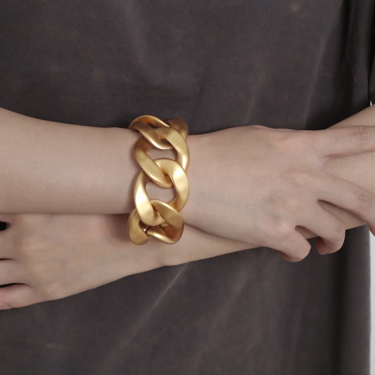 18K Gold-Plated Figaro Bracelet