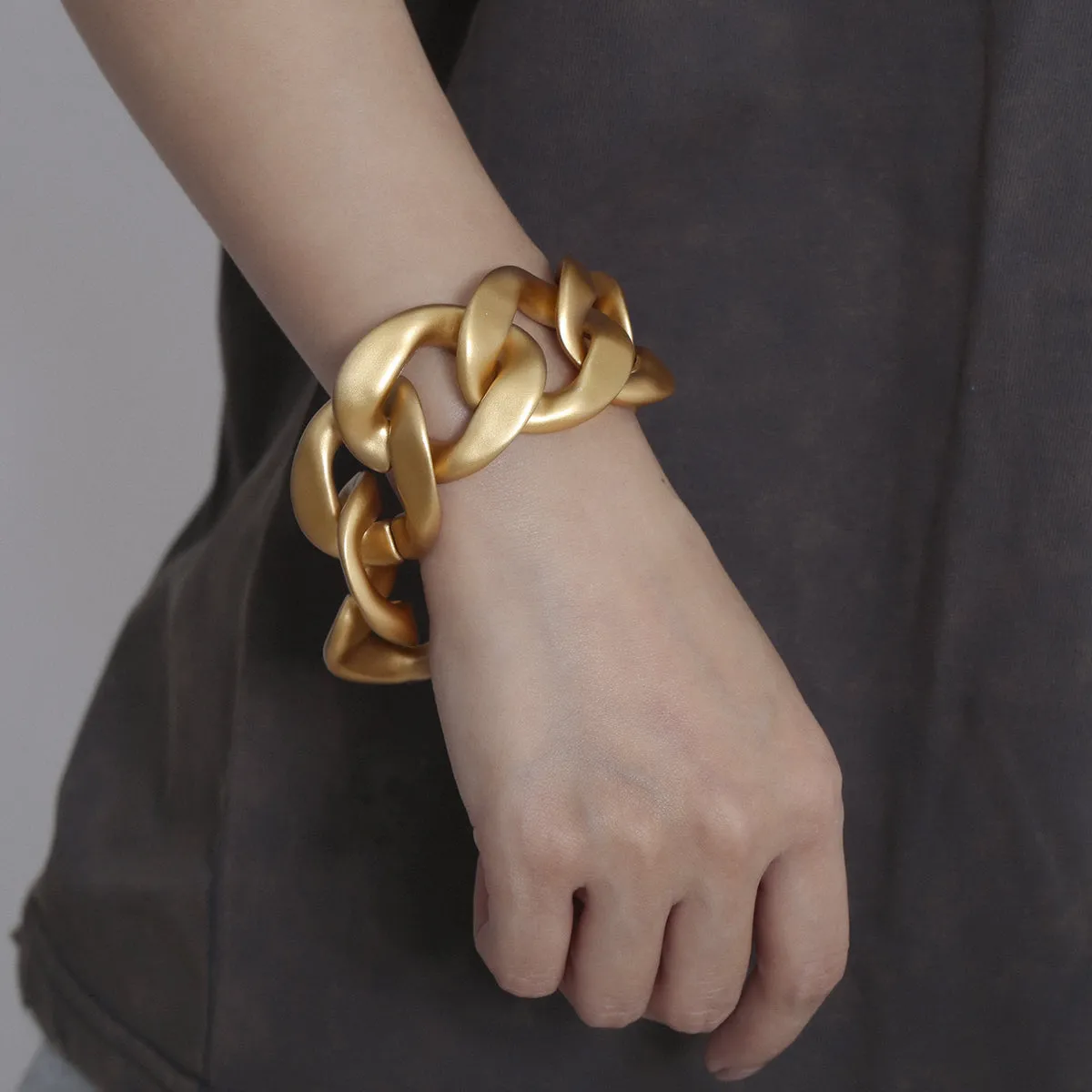 18K Gold-Plated Figaro Bracelet