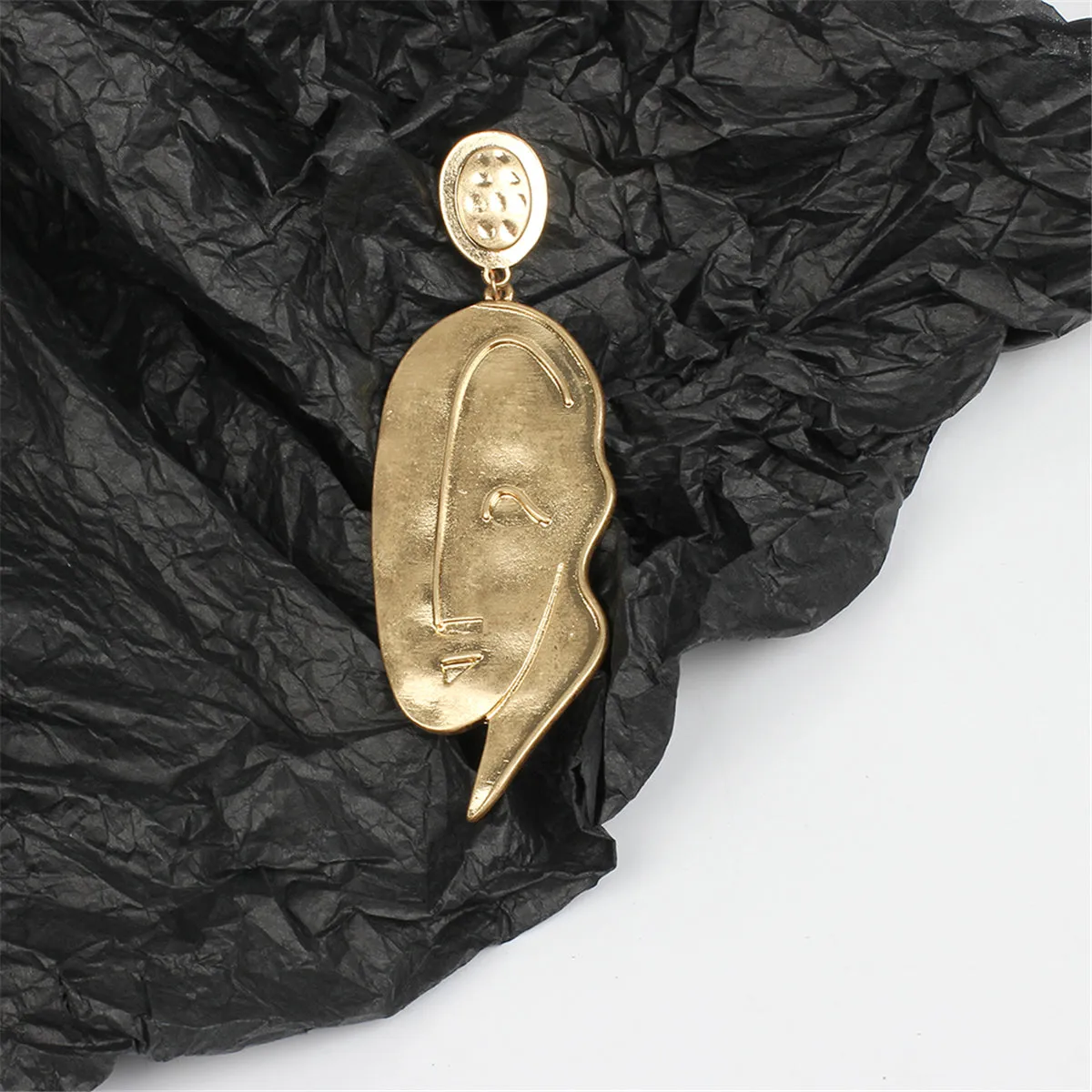 18K Gold-Plated Figural Drop Earring