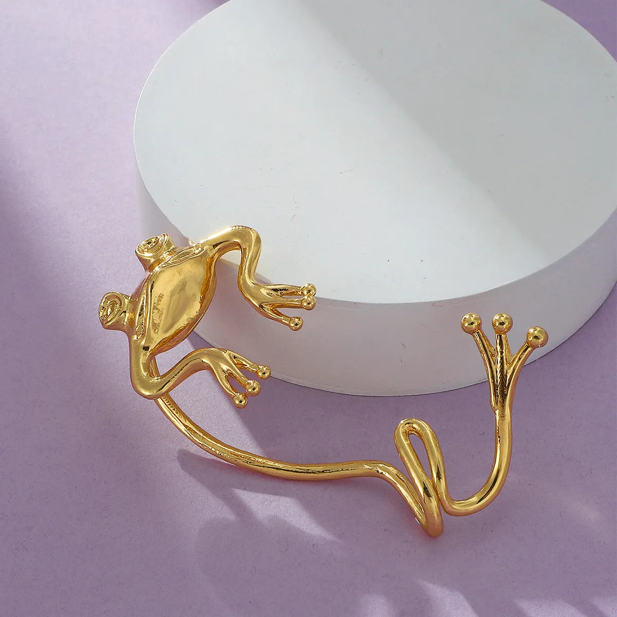 18K Gold-Plated Frog Ear Cuff