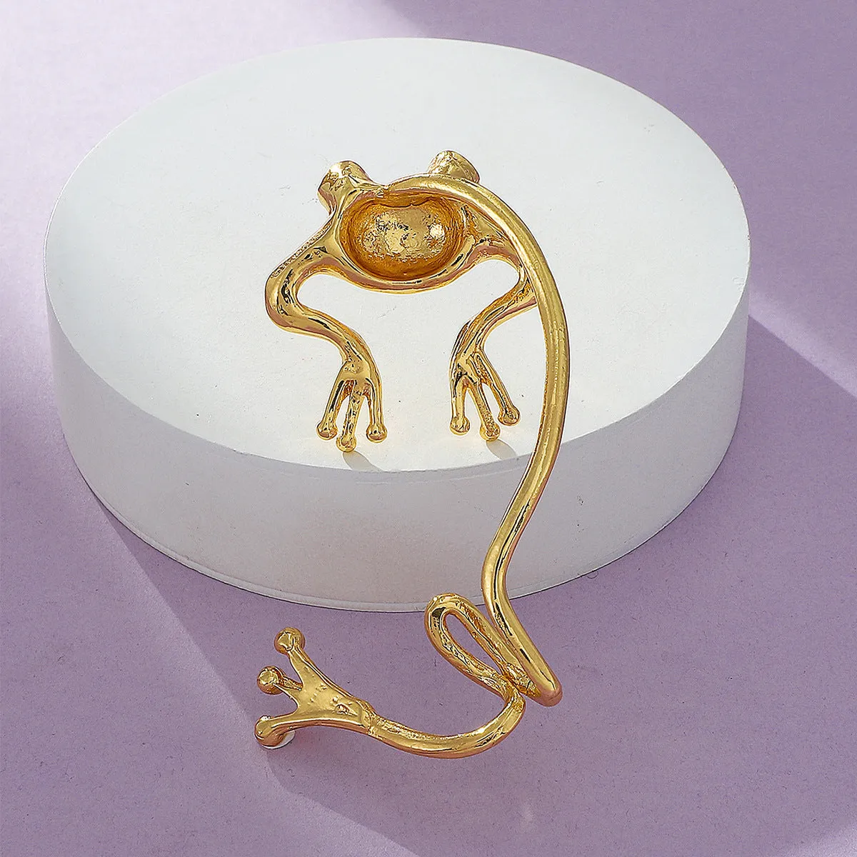 18K Gold-Plated Frog Ear Cuff