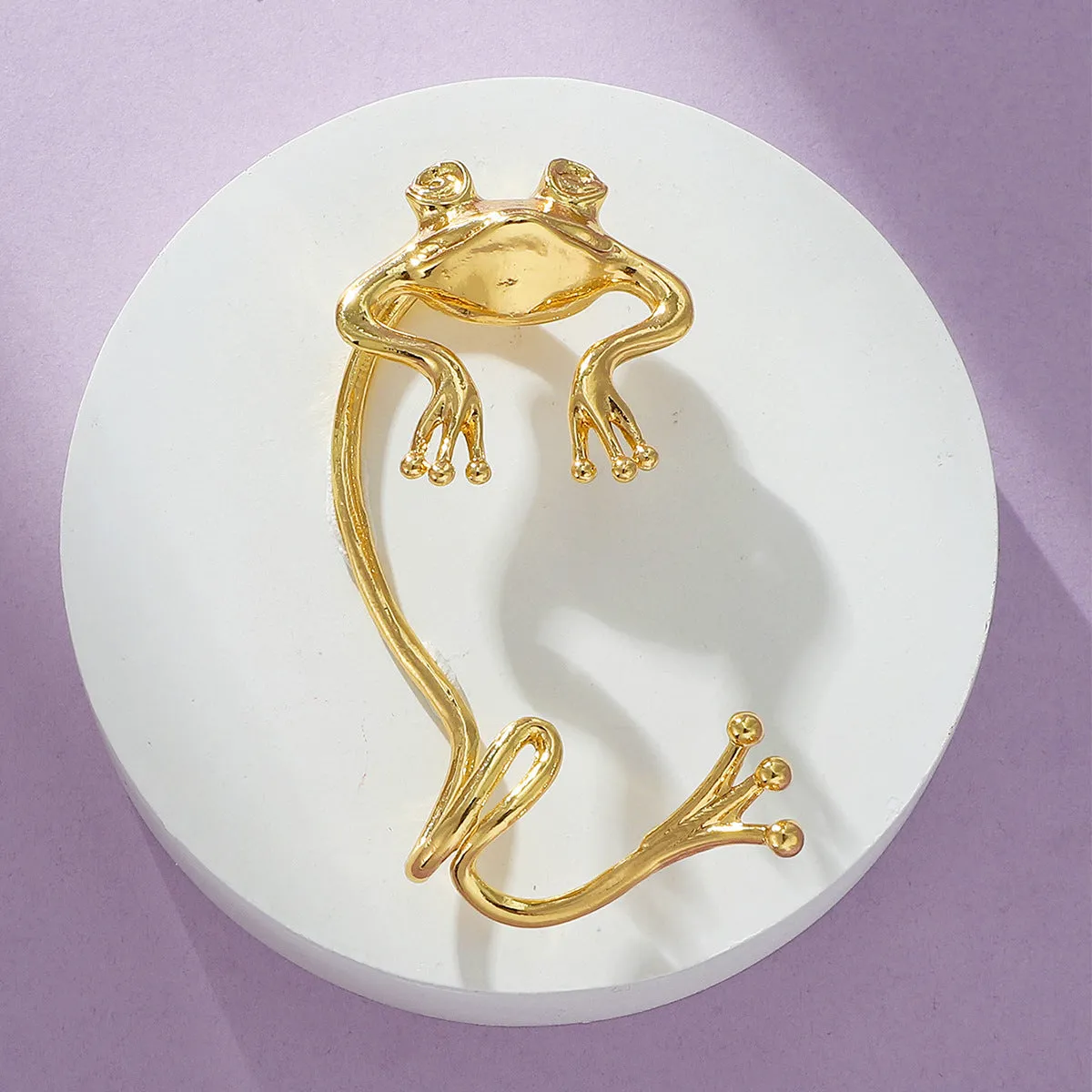 18K Gold-Plated Frog Ear Cuff