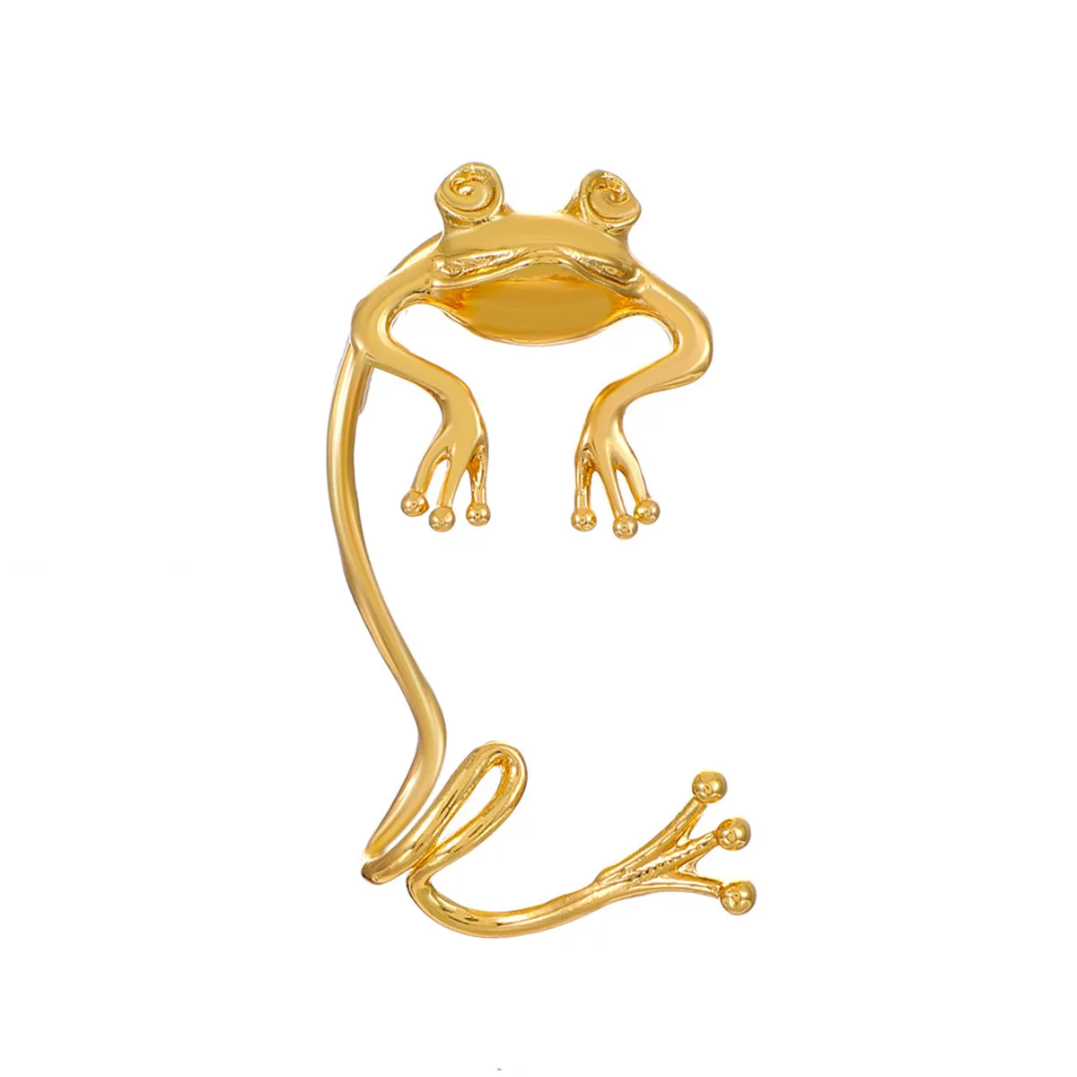 18K Gold-Plated Frog Ear Cuff