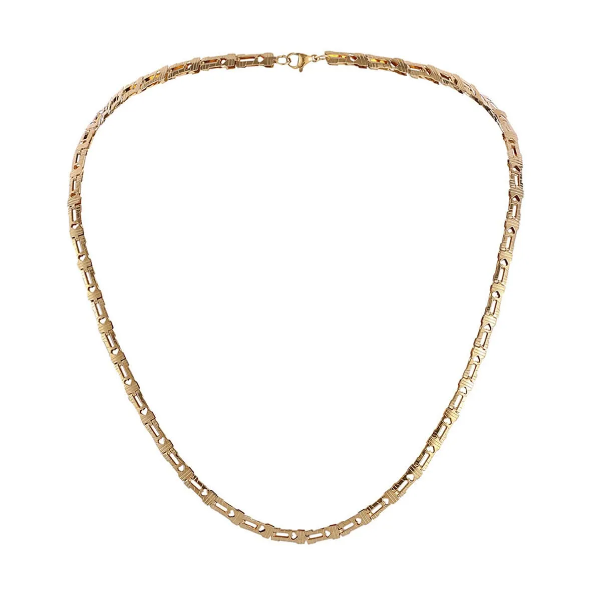 18K Gold-Plated Heart Chain Necklace