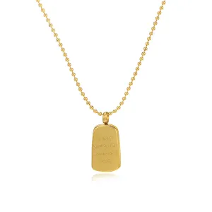18K Gold-Plated 'Love You To The Moon & Back' Pendant Necklace