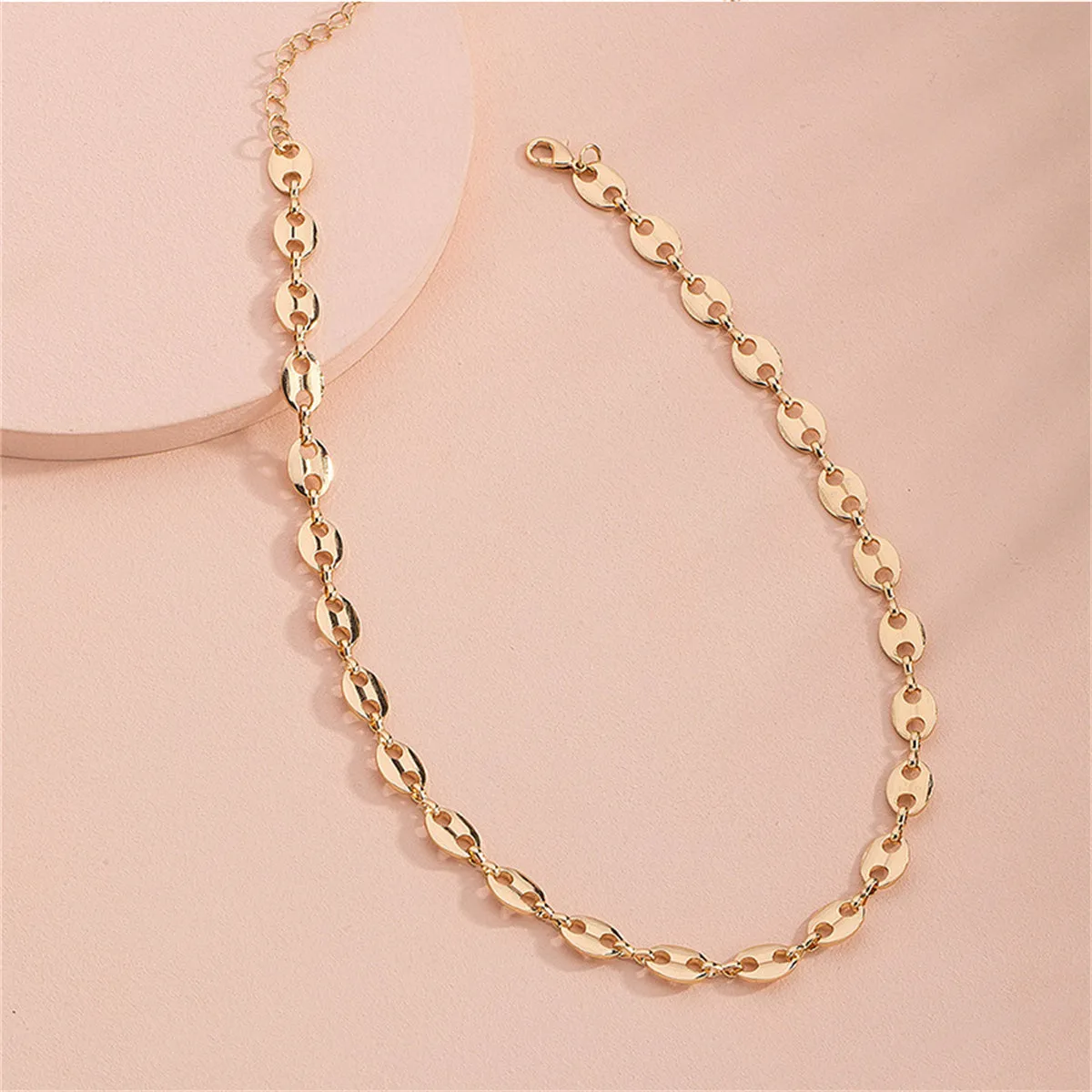 18K Gold-Plated Mariner Chain Necklace