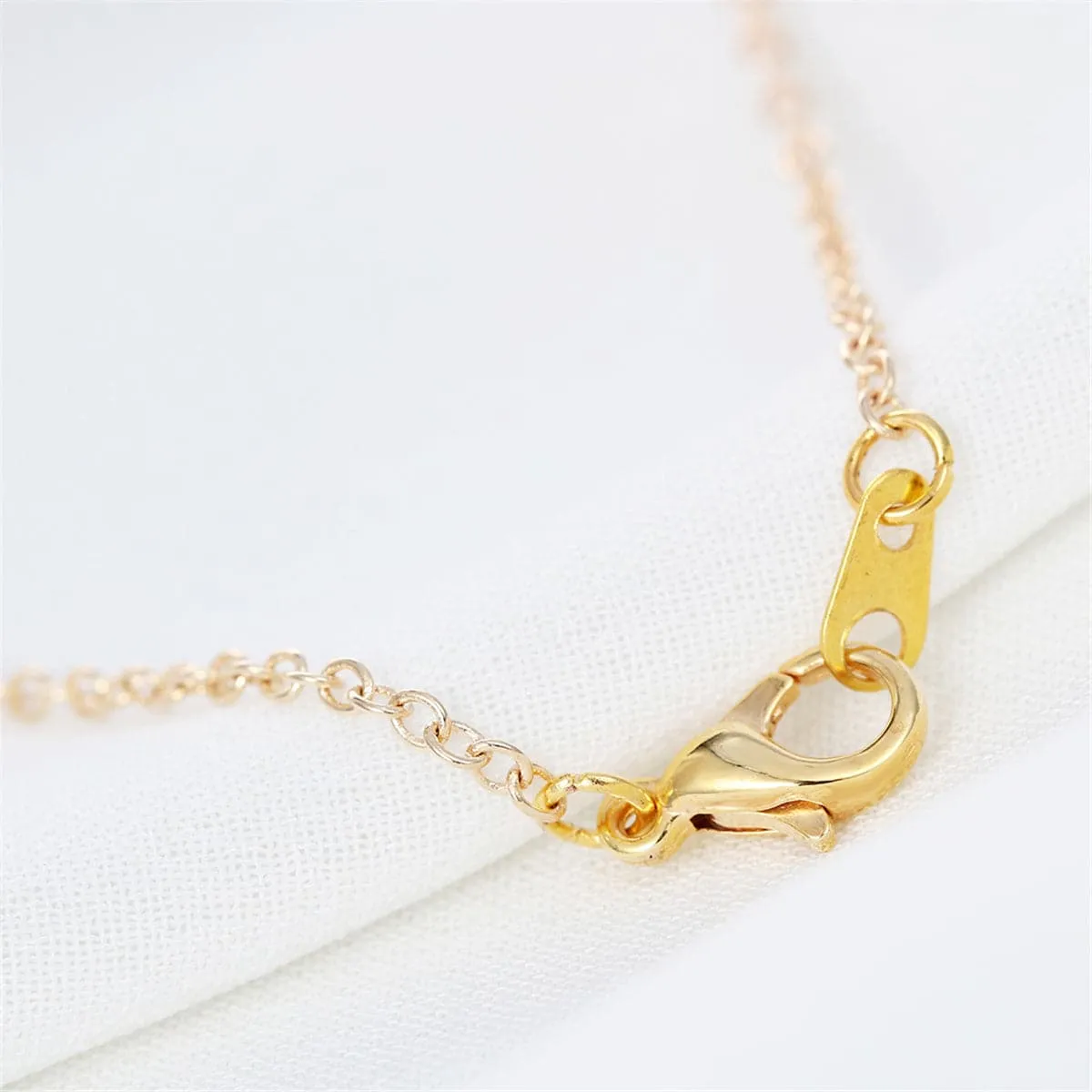 18K Gold-Plated Openwork Crane Pendant Necklace