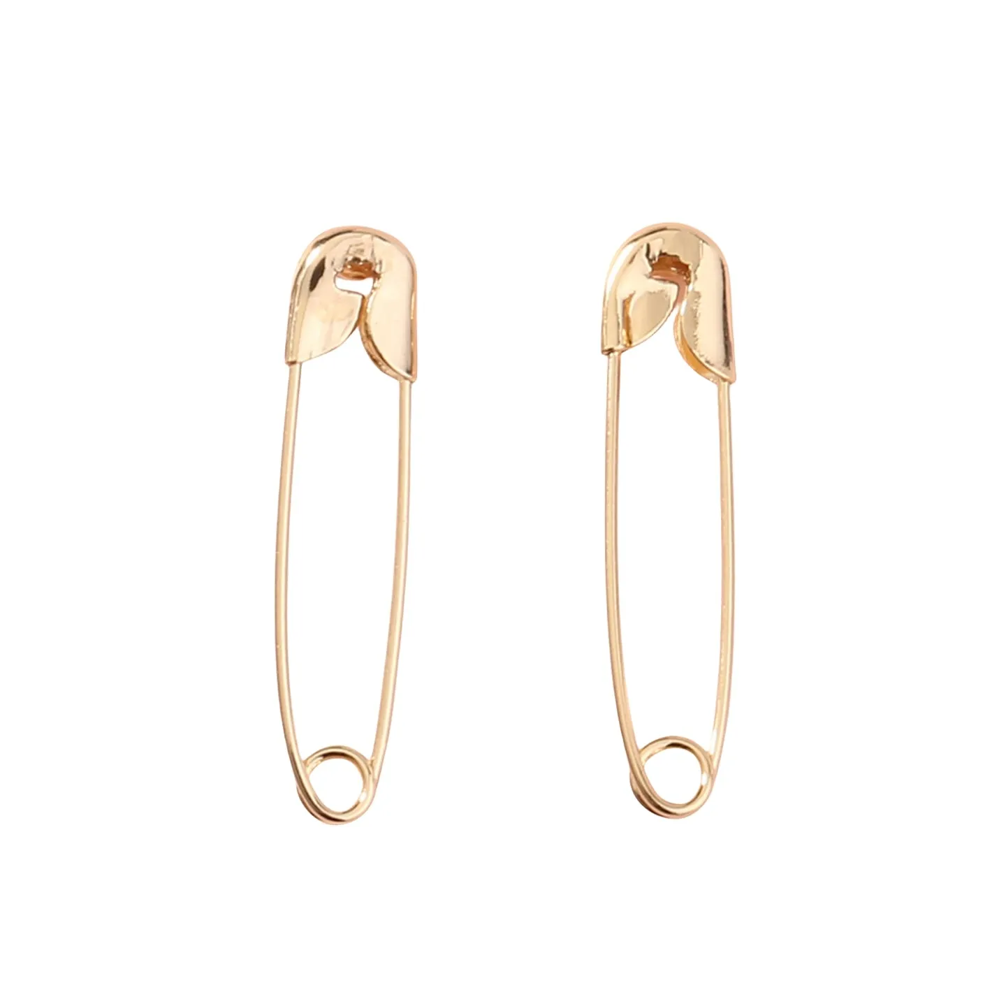 18K Gold-Plated Pin Drop Earrings