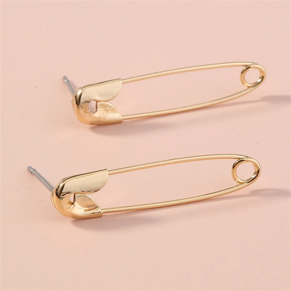 18K Gold-Plated Pin Drop Earrings