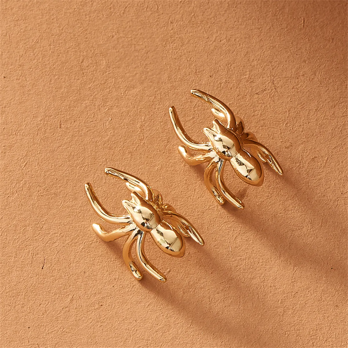 18K Gold-Plated Spider Ear Cuffs