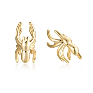 18K Gold-Plated Spider Ear Cuffs