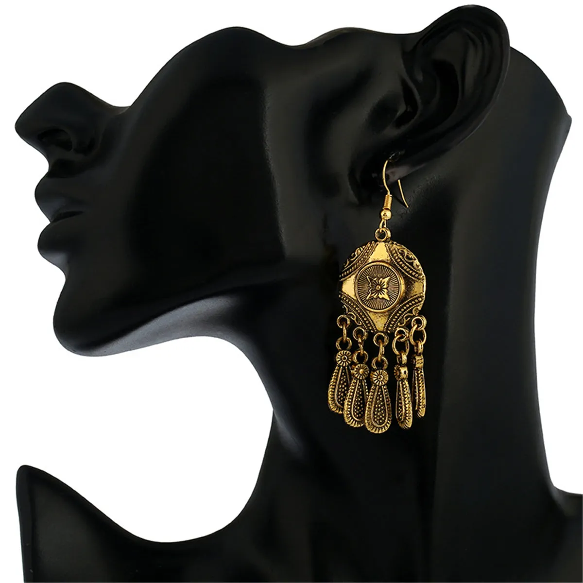 18K Gold-Plated Tassel Drop Earrings