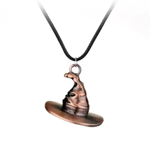 18K Rose Gold-Plated Magic Hat Pendant Necklace