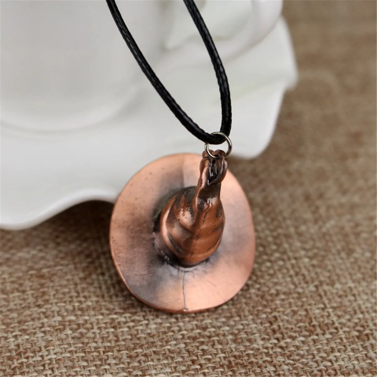 18K Rose Gold-Plated Magic Hat Pendant Necklace