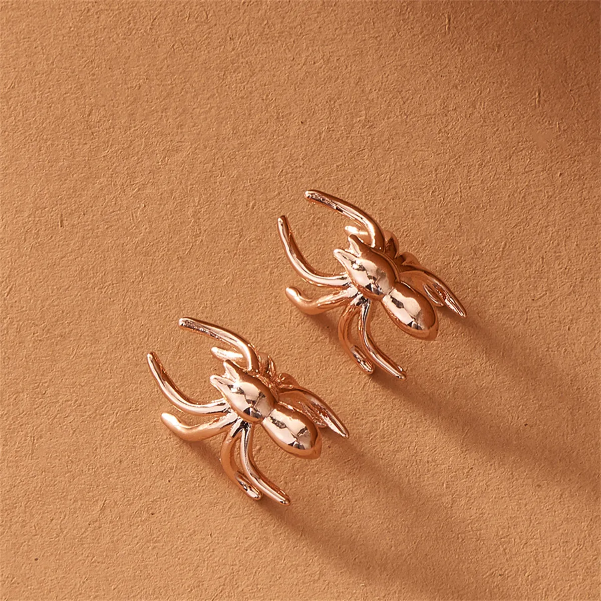 18K Rose Gold-Plated Spider Ear Cuffs