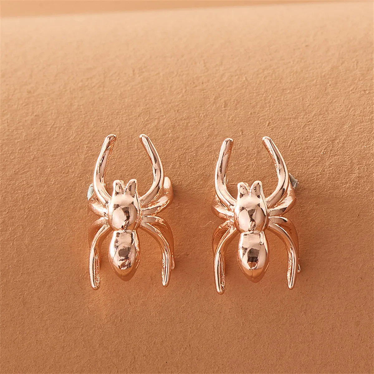 18K Rose Gold-Plated Spider Ear Cuffs
