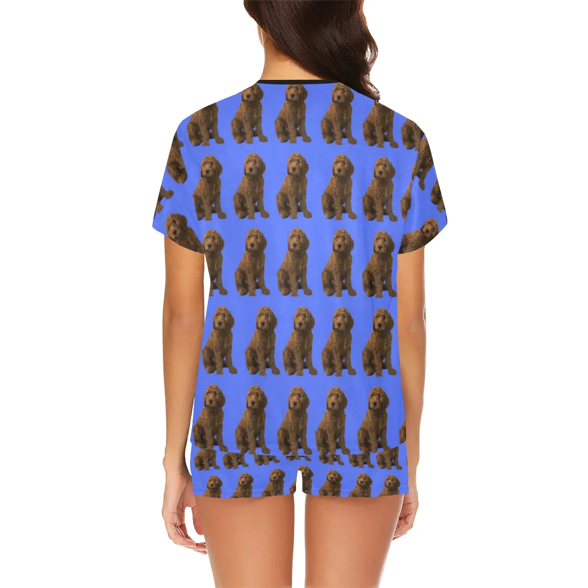 2 Piece Goldendoodle PJ Set - Blue