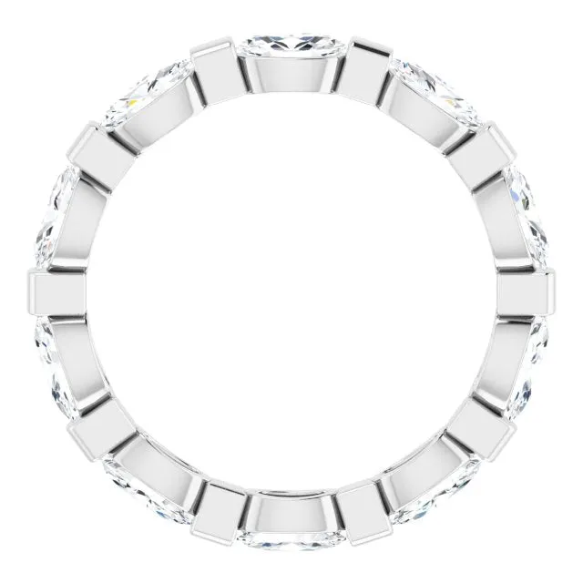 2.10 ct. Oval Diamond Eternity Band