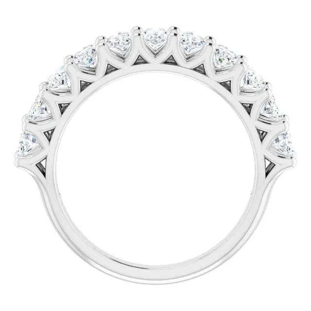 2.31 ct. Oval Cut Diamond Wedding Band