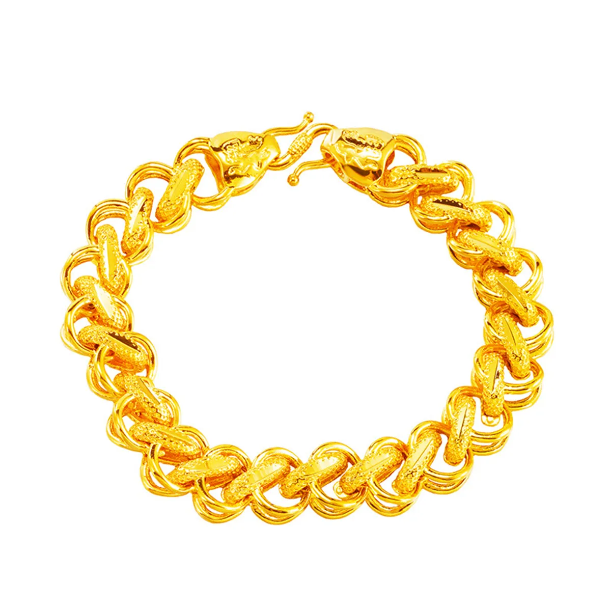 24K Gold-Plated Intertwined Bracelet