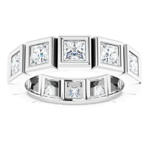 2.52 ct. Princess Diamond Eternity Band