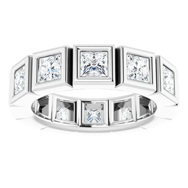 2.52 ct. Princess Diamond Eternity Band