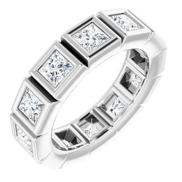 2.52 ct. Princess Diamond Eternity Band