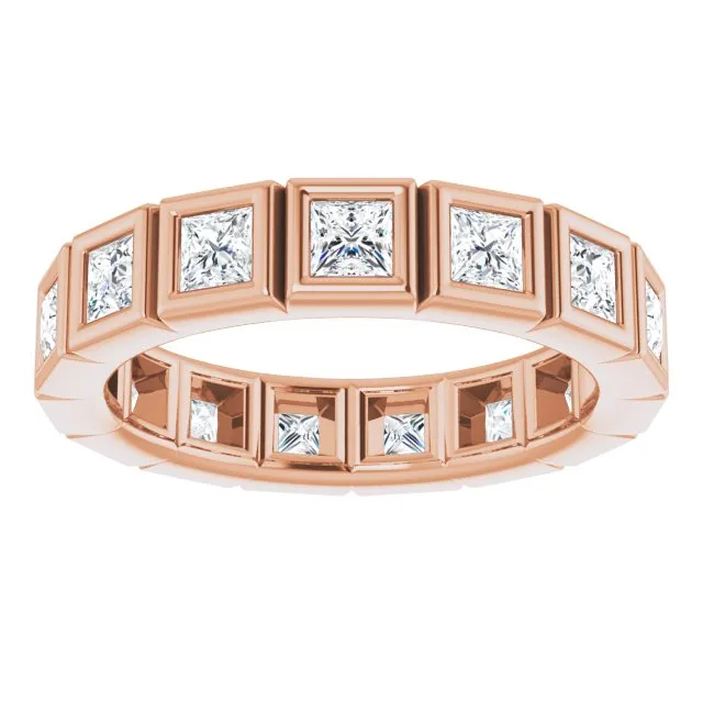 2.52 ct. Princess Diamond Eternity Band