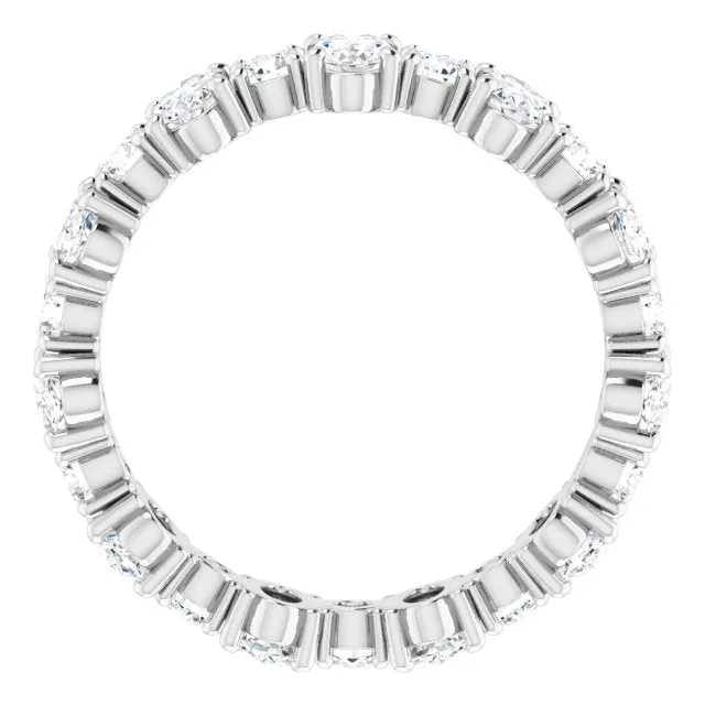 2.97 ct. Oval & Round Diamond Eternity Band