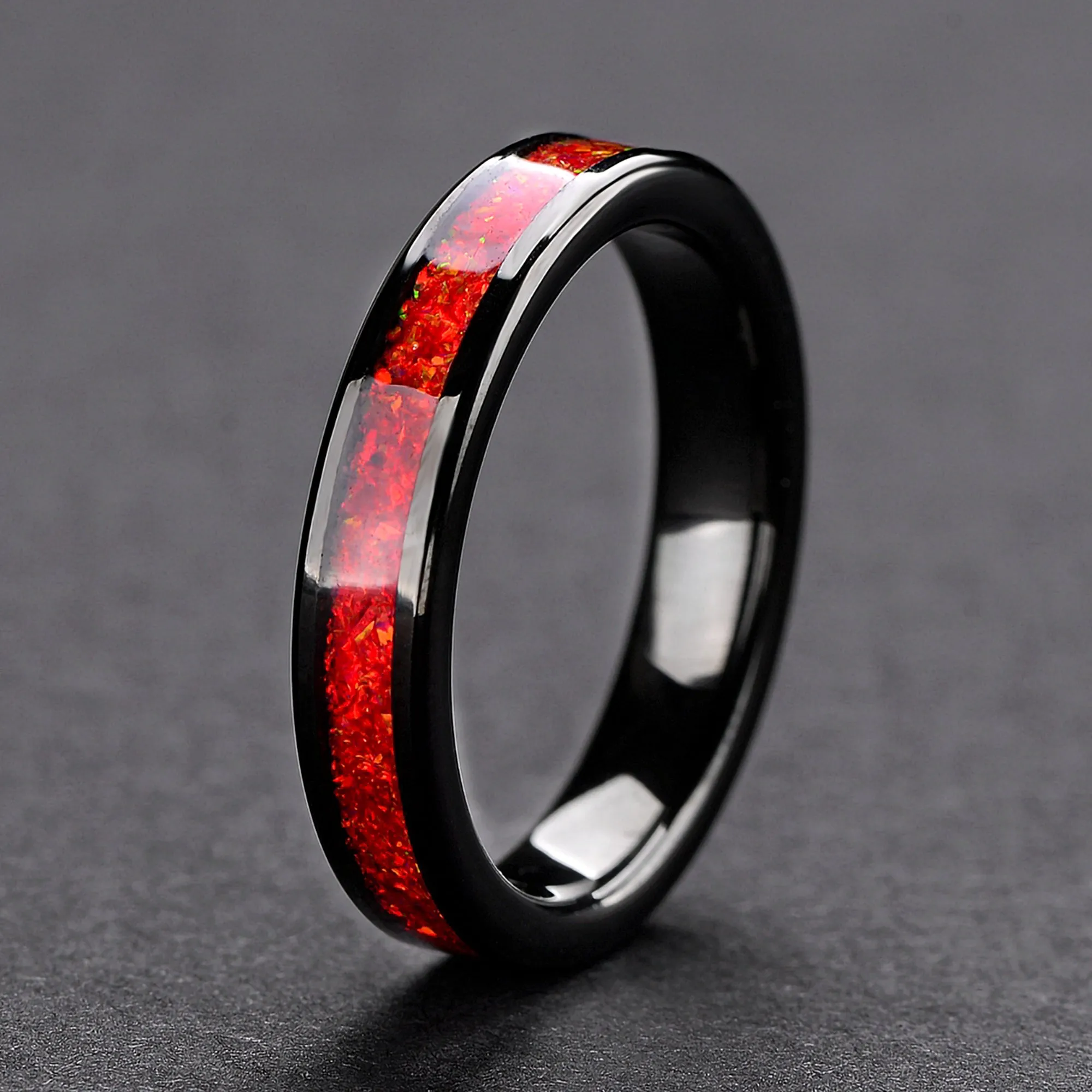 3 PCs Engagement Ring Set | Stainless Steel Ring for Women | Tungsten Wedding Bands for Him & Her